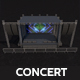 Poly Concert Stage Scene - 3DOcean Item for Sale